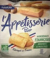 Mängden socker i Authentiques financiers amandes et noisettes
