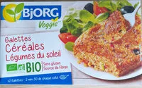Mängden socker i Galettes céréales Légumes du soleil