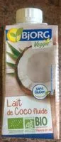 Mängden socker i Lait de coco fluide bio