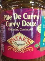 Mängden socker i Pate de curry doux