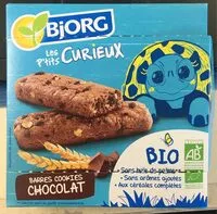 Mängden socker i Les P'tits curieux barres cookies chocolat