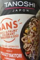 Mängden socker i Nouilles saveur poulet yakitori et gingembre