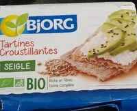 Mängden socker i Tartines croustillantes seigle