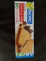 Mängden socker i Biscuits fourrés chocolat noir