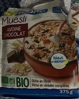 Mängden socker i Muesli chocolat avoine