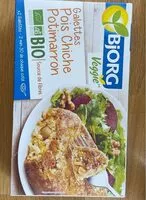 Mängden socker i Galettes pois chiche potimarron