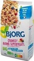 Mängden socker i Crousti' avoine superfruits