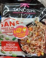 Mängden socker i Nouilles japonaises saveur bœuf gyudon