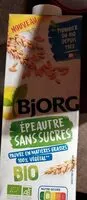 Mängden socker i Lait épeautre sans sucre