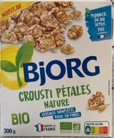 Mängden socker i Crousti pétales nature