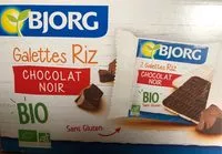 Mängden socker i Galettes De Riz Au Chocolat Noir Bio