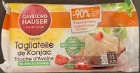Mängden socker i Tagliatelle de Konjac