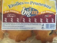 Mängden socker i Etoiles aux  Pruneaux