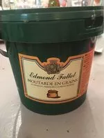 Mängden socker i Moutarde en grains