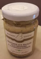 Mängden socker i Moutarde à l'orange confite + basilic