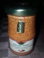 Mängden socker i Moutarde en grains au piment d'Espelette