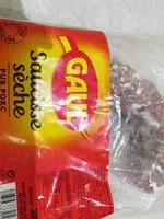 Mängden socker i saucisse sèche pur porc