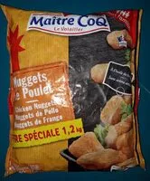 Mängden socker i Nuggets de Poulet