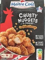 Mängden socker i Crusty Nuggets de poulet