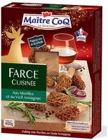 Mängden socker i Farce cuisinée aux morilles et au vieil armagnac