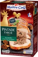 Mängden socker i Pintade farcie Morilles et armagnac