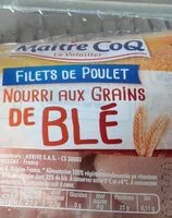 Mängden socker i Filets de poulet nourri au blé