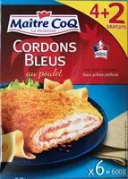 Mängden socker i Cordons bleus au poulet