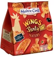 Mängden socker i Wings party nature (400g)