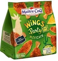 Mängden socker i Wings party mexicain