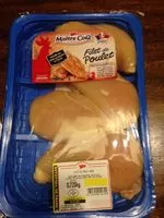 Mängden socker i Filet de poulet