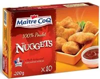 Mängden socker i Nuggets 100% poulet 200g