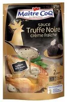 Mängden socker i Sauce truffe noire crème fraîche