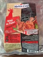 Mängden socker i Wings de poulet