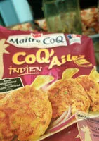 Mängden socker i CoQ' Ailes, pané Indien