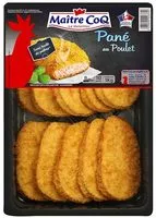 Mängden socker i Pané au poulet x 10