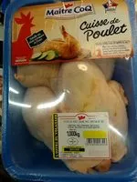 Mängden socker i Cuisses De Poulet 1 kg