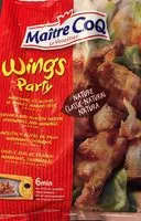 Mängden socker i Wings Party Mexicain