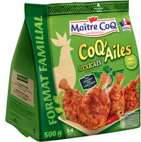 Mängden socker i Maxi Coq' Ailes mexicain 500g