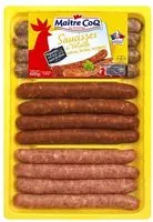 Mängden socker i Assortiment de saucisses de volaille
