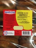 Mängden socker i Cordons Bleus (4 Barquettes de 1 kg)