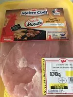 Mängden socker i Escalopes dinde fine Maitre Coq vegetal x2