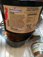 Mängden socker i Filet de poulet