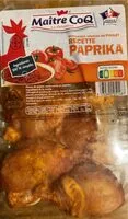 Mängden socker i Morceaux poulet sauce paprika