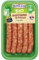 Mängden socker i Saucisses de poulet Bio