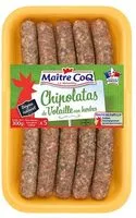 Mängden socker i Chipolatas de volaille aux herbes x5