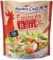 Mängden socker i Emincés de poulet rôti
