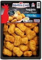 Mängden socker i Nuggets de poulet -25% sel, 800g
