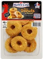 Mängden socker i Mini donuts de poulet 400g