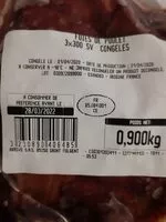 Mängden socker i Foies de poulet (3 x 300g)