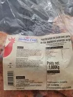 Mängden socker i Haut de cuisse de poulet provençale